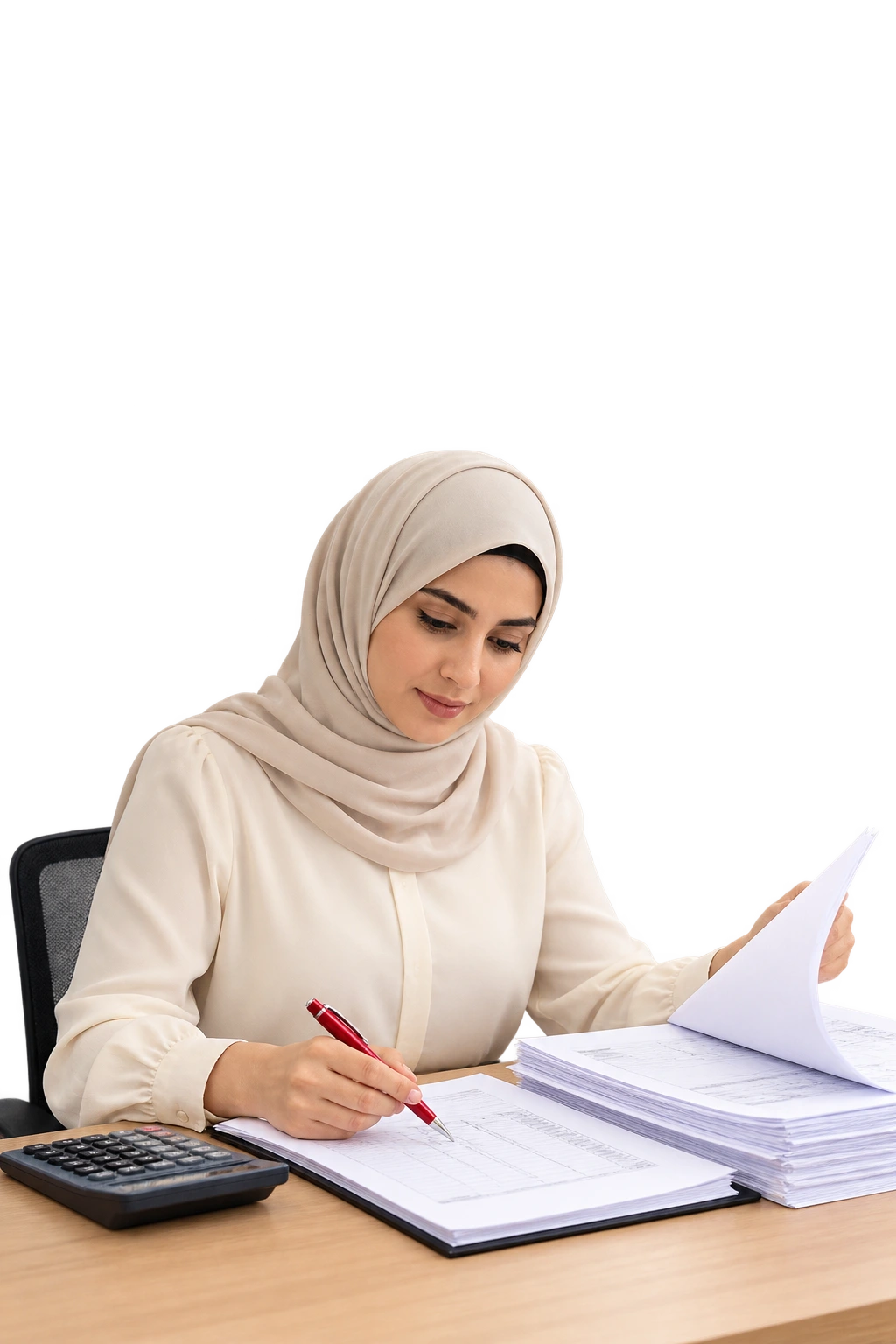 مستخلص معتمد مع متبقٍ غير مسدد