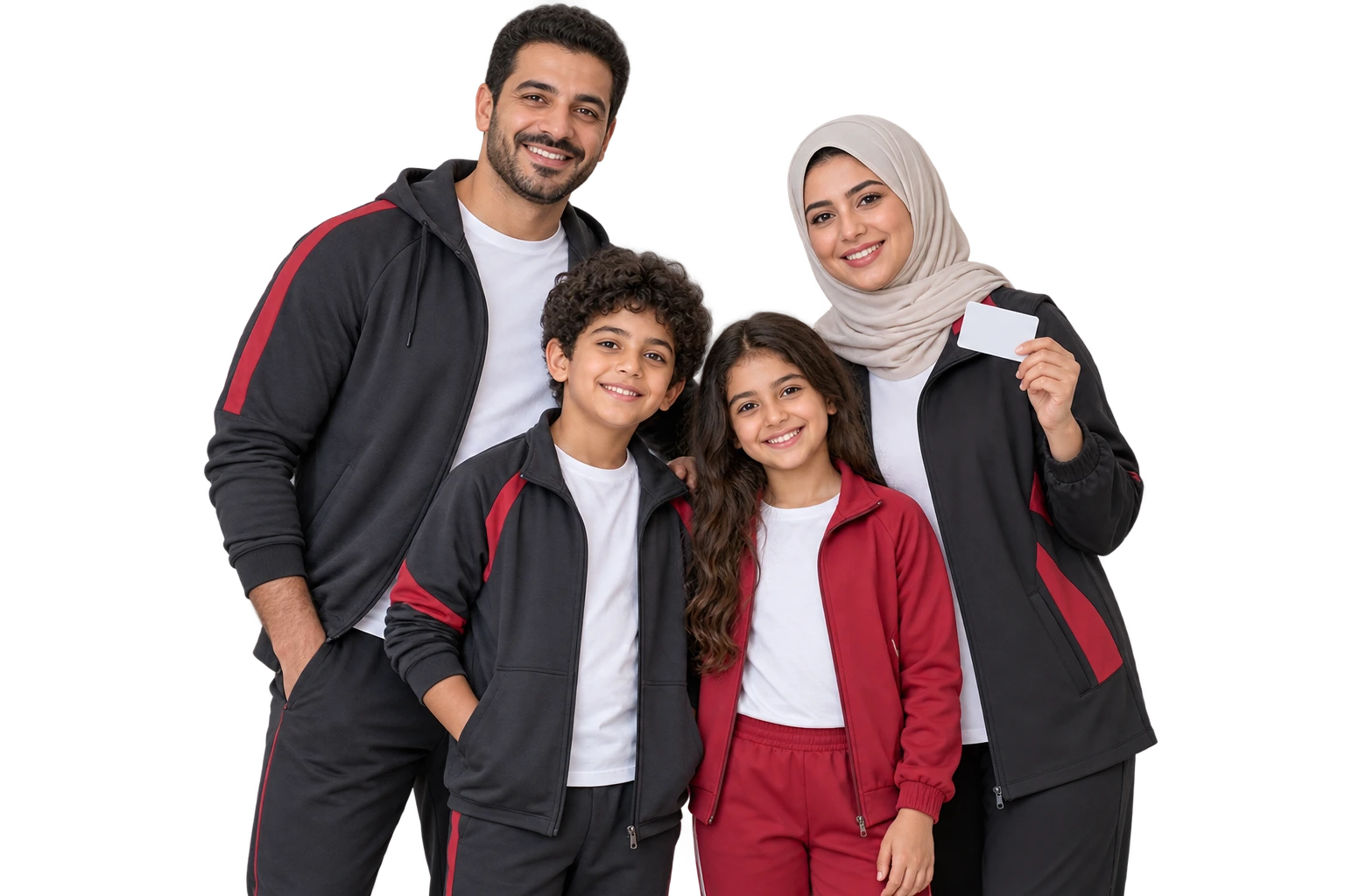 عضوية عائلية يظهر فيها اسم المشترك في كل نشاط